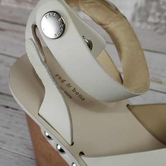 rag & bone | Hester Leather Platform Clog Sandals - Picture 7 of 10